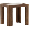 Auberlin Side Table, Brown by Dovetail at Eve Furniture