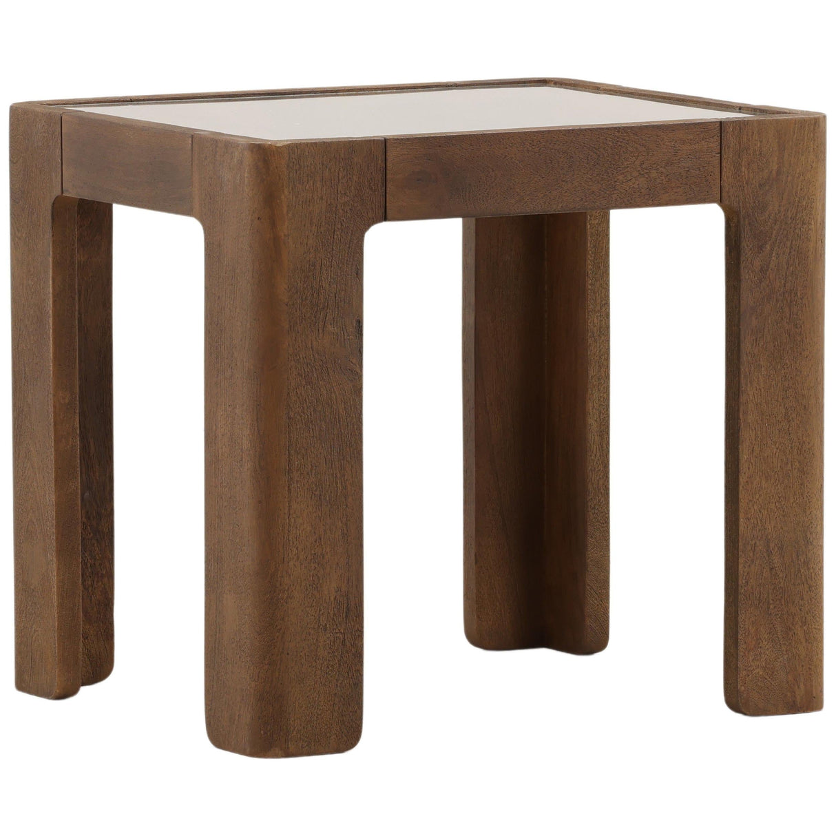 Auberlin Side Table, Brown by Dovetail at Eve Furniture