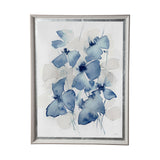 Aubretia I by Melody Ducharme a Hand Embellished Textured Framed Art Print Matted under Glass by Mercana at Eve Furniture