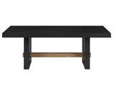 Aubrey 48″ Coffee Table, Black