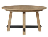 Aubrey 5-Piece 54″ Round Dining Table Set, Driftwood by Steve Silver at Eve Furniture