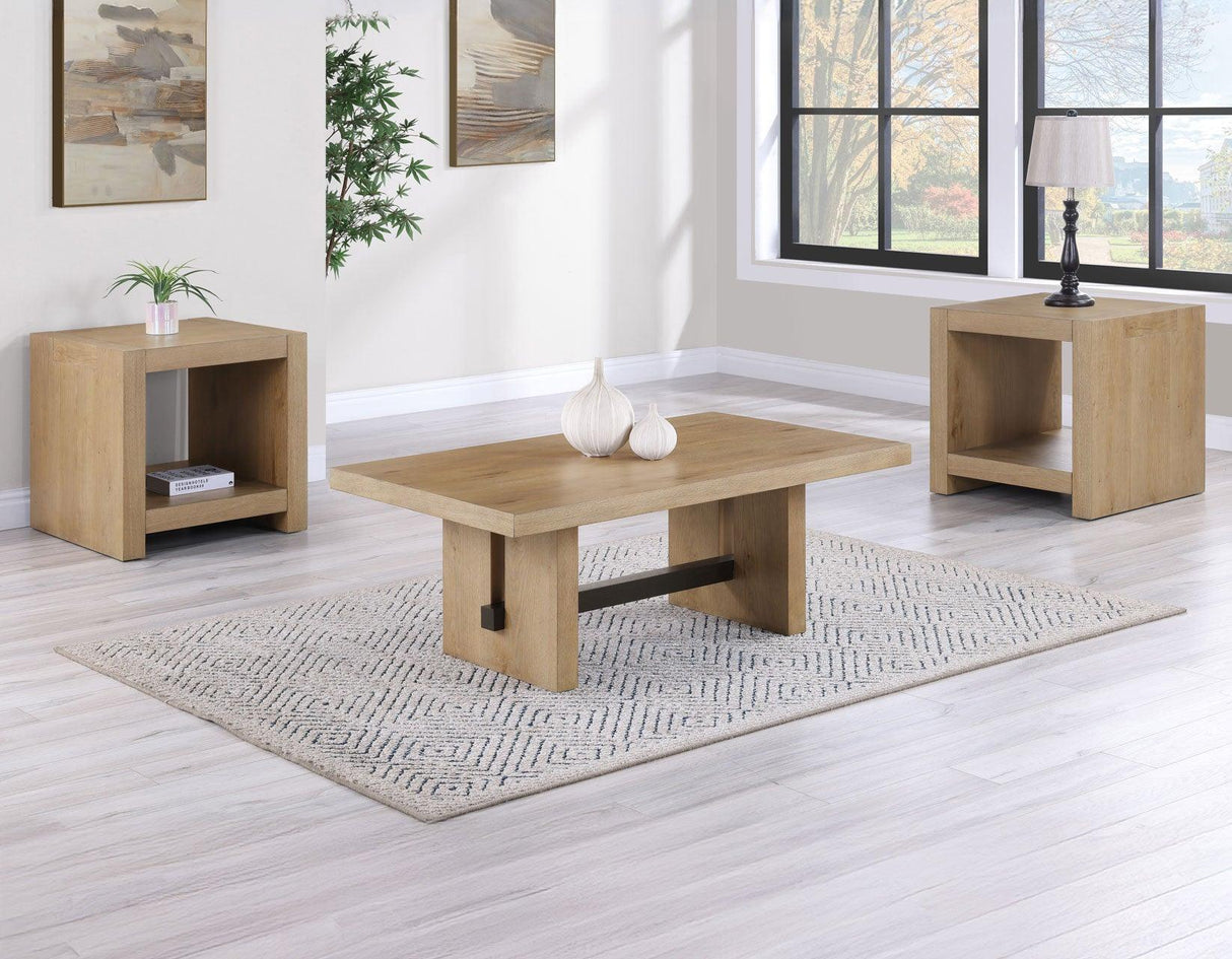 Aubrey End Table, Driftwood by Steve Silver at Eve Furniture
