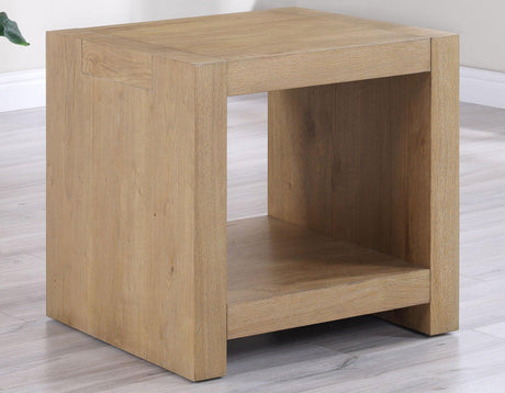 Aubrey End Table, Driftwood by Steve Silver at Eve Furniture