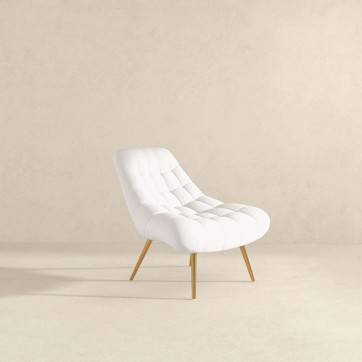Aubrey French Boucle Lounge Chair by Ashcroft Furniture at Eve Furniture