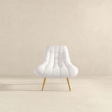 Aubrey French Boucle Lounge Chair by Ashcroft Furniture at Eve Furniture