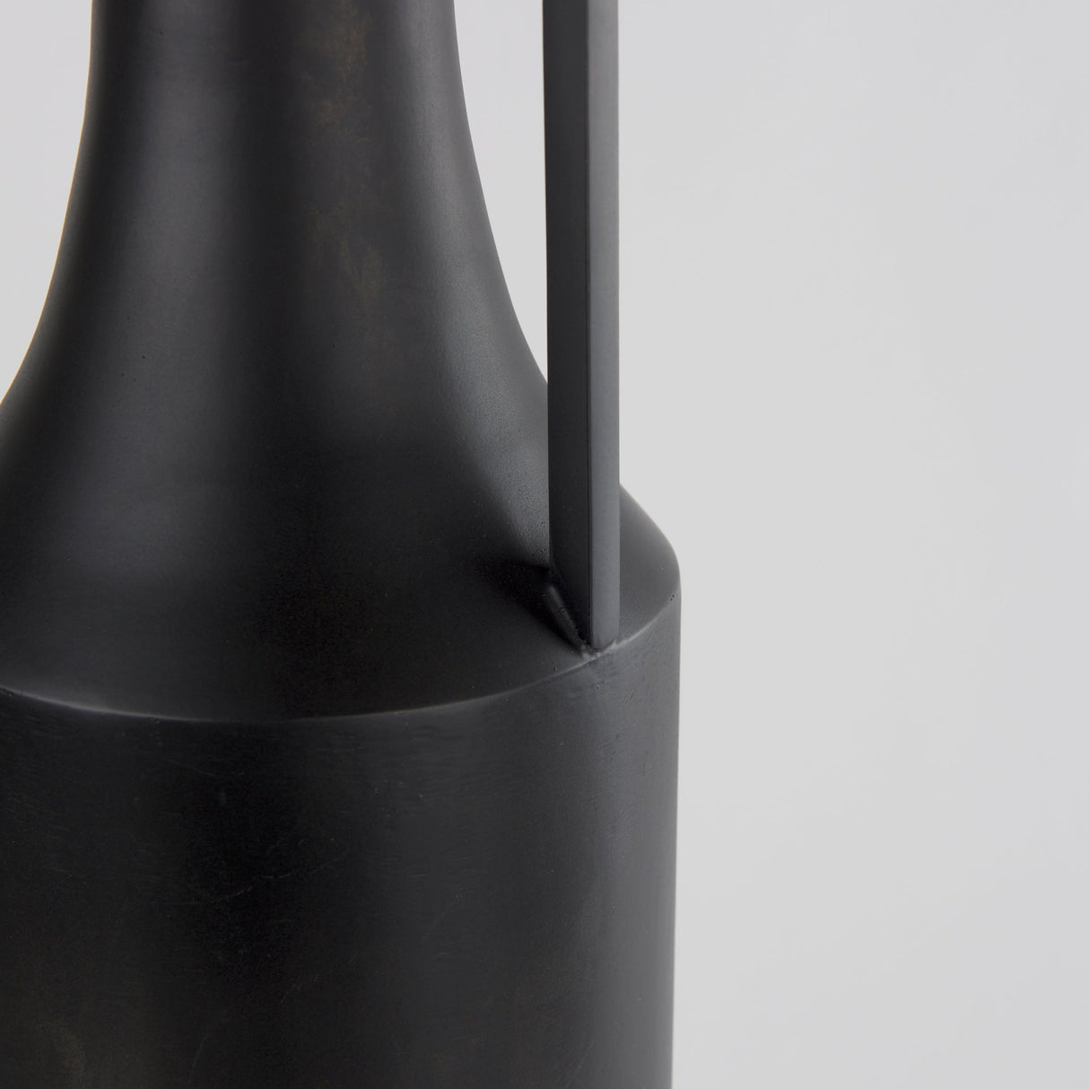 Aubrey Large 24.0H Black Iron Flower Vase by Mercana at Eve Furniture