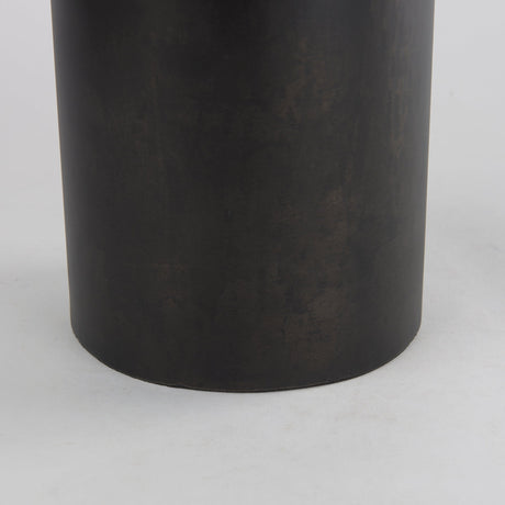 Aubrey Large Black Iron Flower Vase by Mercana at Eve Furniture