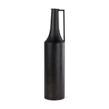 Aubrey Large Black Iron Flower Vase by Mercana at Eve Furniture