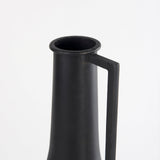 Aubrey Medium 18.0H Black Iron Flower Jug Vase by Mercana at Eve Furniture