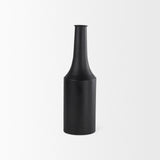 Aubrey Medium Black Iron Flower Jug Vase by Mercana at Eve Furniture