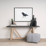Aubrey Medium Black Iron Flower Jug Vase by Mercana at Eve Furniture