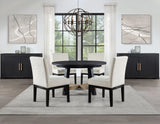 Aubrey Parsons Chair, Black finish by Steve Silver at Eve Furniture