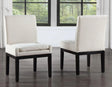 Aubrey Parsons Chair, Black finish by Steve Silver at Eve Furniture
