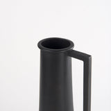 Aubrey Small 14.0H Black Iron Flower Vase by Mercana at Eve Furniture