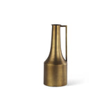 Aubrey Small 14.0H Gold Iron Flower Jug Vase by Mercana at Eve Furniture