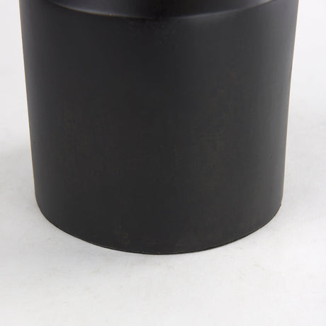 Aubrey Small Black Iron Flower Vase by Mercana at Eve Furniture