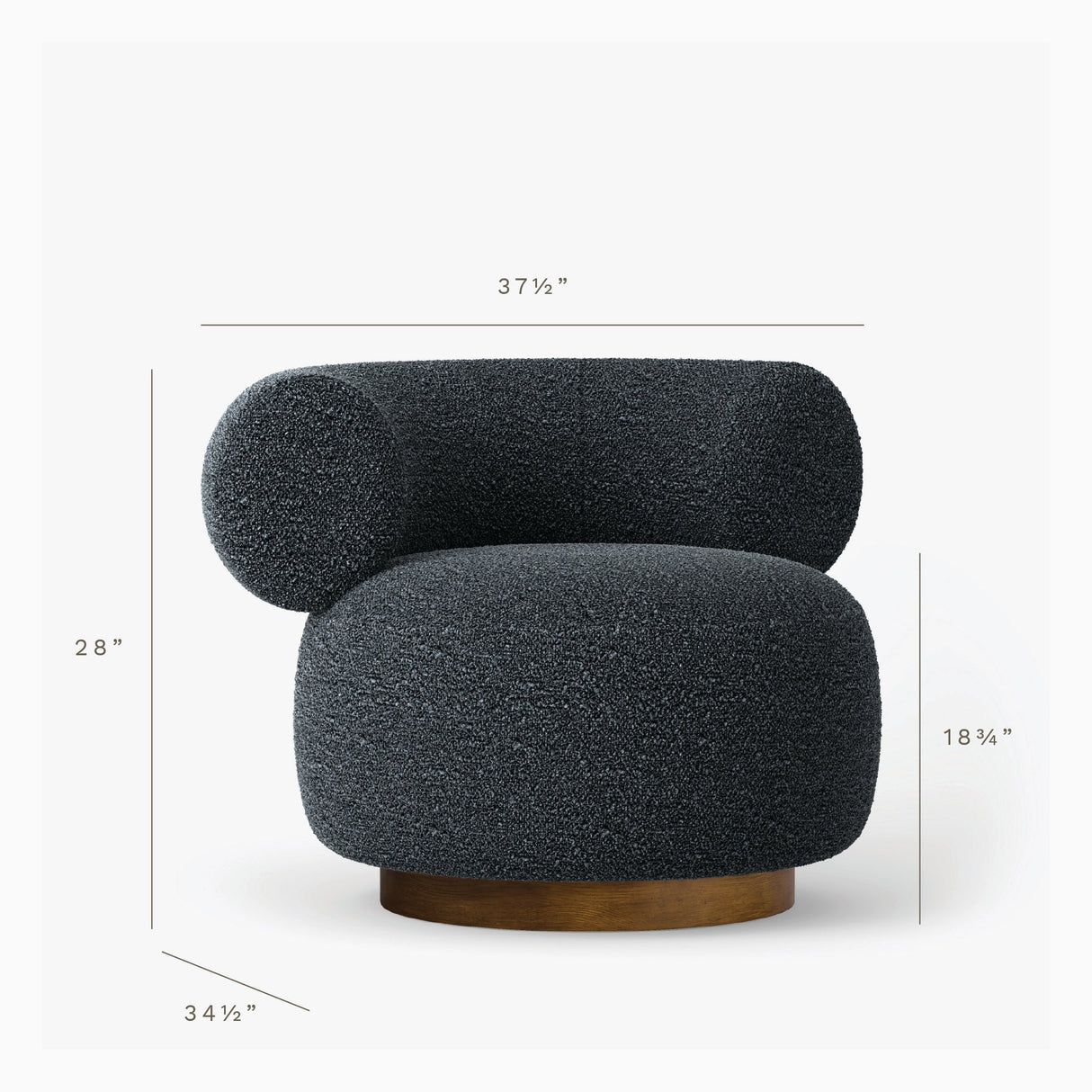 Aubrey Swivel Chair by Co.House Designs at Eve Furniture