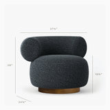Aubrey Swivel Chair by Co.House Designs at Eve Furniture