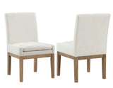 Aubrey Waxed Driftwood 7-Piece 78-96″ Dining Set by Steve Silver at Eve Furniture