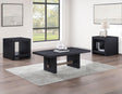 Aubrey 3-Piece Table Set, Black by Steve Silver at Eve Furniture