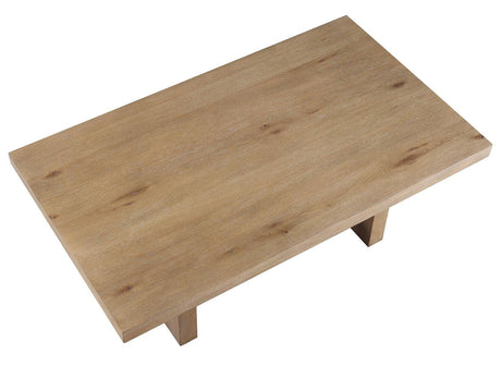 Aubrey Driftwood 48″ Coffee Table by Steve Silver at Eve Furniture