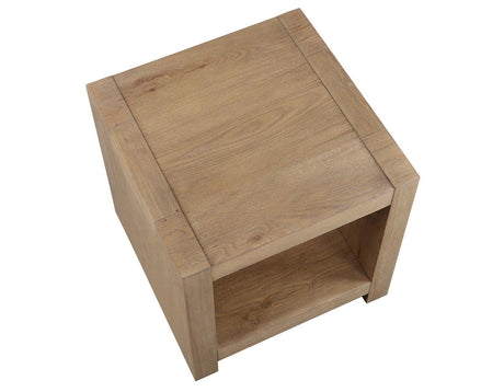 Aubrey End Table, Driftwood by Steve Silver at Eve Furniture