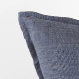 Aubrielle Gray and Blue FabricPillow Cover w/Non-Allergen Filler, Set of 2 by Mercana at Eve Furniture