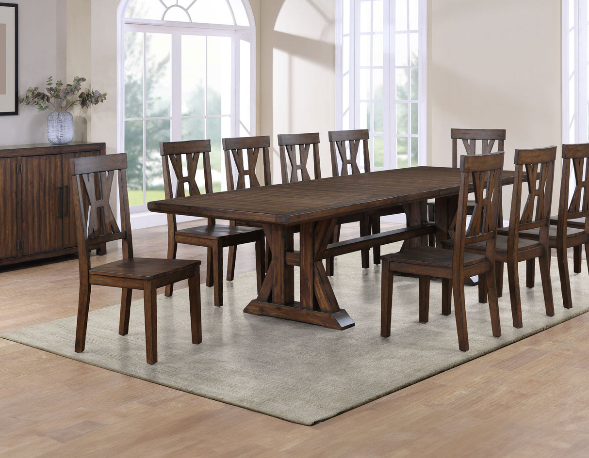 Auburn 5-Piece Dining Set (Table & 4 Side Chairs)