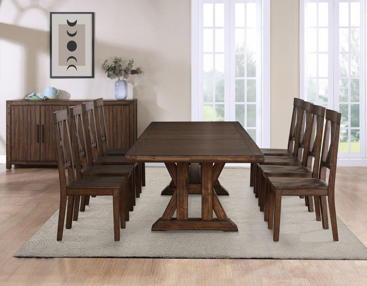 Auburn 5-Piece Dining Set (Table & 4 Side Chairs) by Steve Silver at Eve Furniture