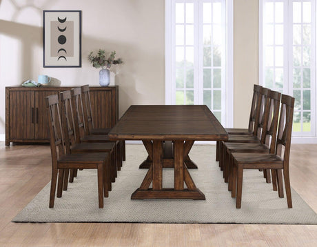Auburn 5-Piece Dining Set (Table & 4 Side Chairs) by Steve Silver at Eve Furniture