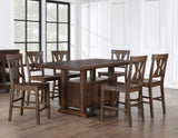 Auburn 5-Piece Storage Counter Table Dining Set(Table & 4 Side Chairs)