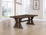 Auburn 86-106-inch Dining Table with 2-20 inch Leaves