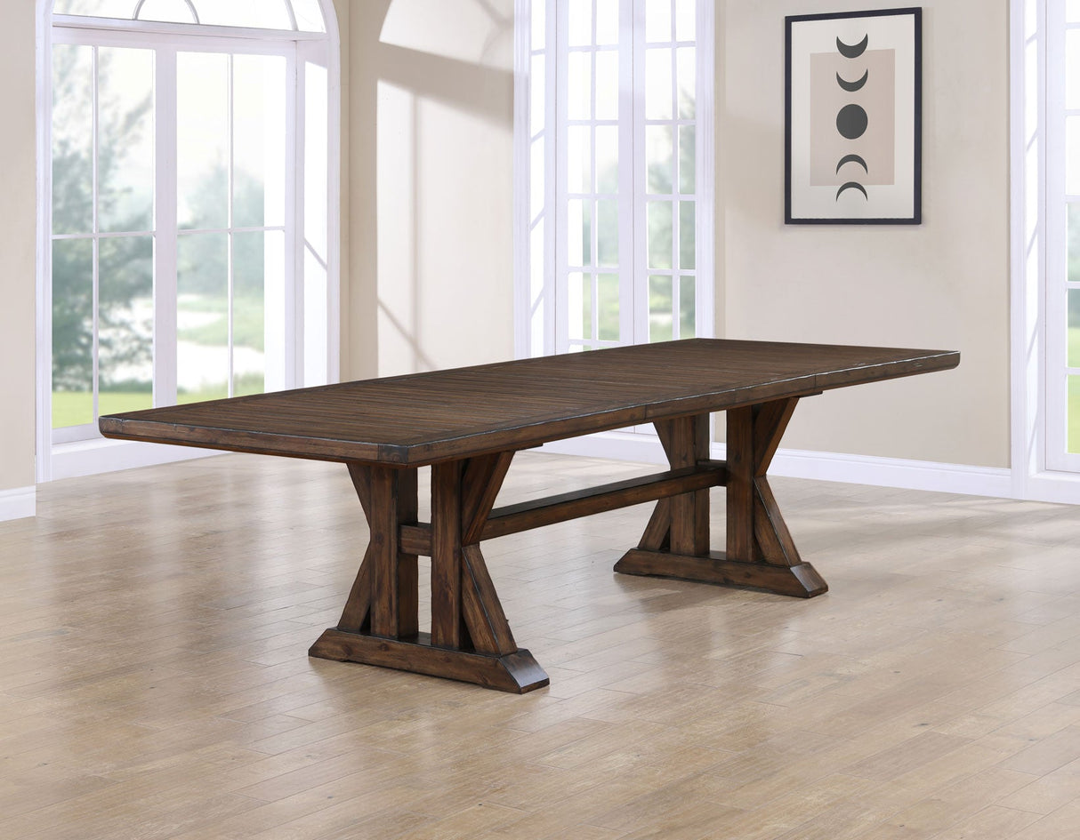 Auburn Dark Tobacco Dining Room Set by Steve Silver at Eve Furniture