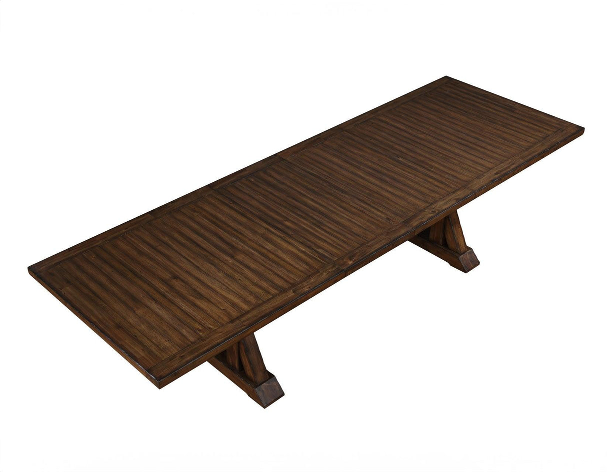 Auburn 86-106-inch Dining Table with 2-20 inch Leaves by Steve Silver at Eve Furniture