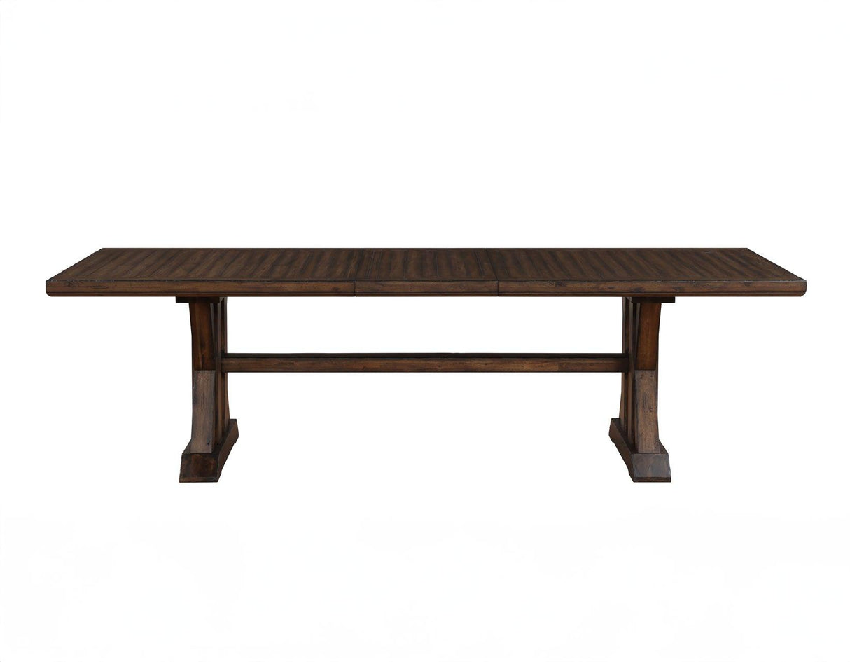 Auburn 86-106-inch Dining Table with 2-20 inch Leaves by Steve Silver at Eve Furniture