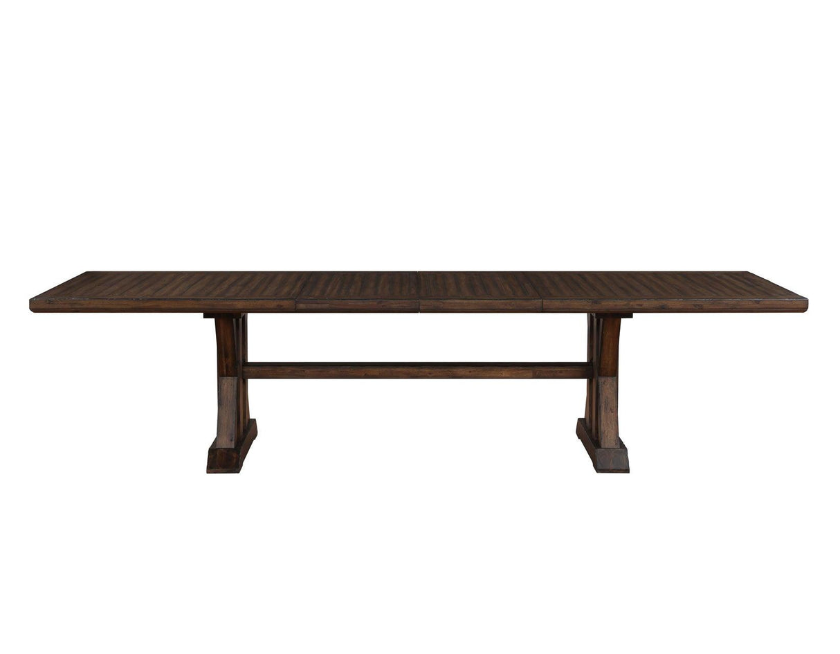 Auburn 86-106-inch Dining Table with 2-20 inch Leaves by Steve Silver at Eve Furniture