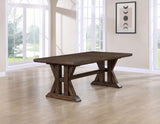 Auburn 86-106-inch Dining Table with 2-20 inch Leaves by Steve Silver at Eve Furniture