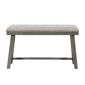 Auburndale Light Gray Counter Height Bench by Homelegance at Eve Furniture