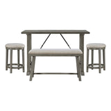 Auburndale Light Gray Counter Height Set by Homelegance at Eve Furniture