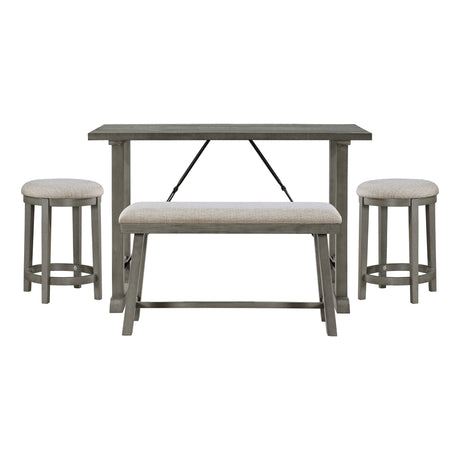 Auburndale Light Gray Counter Height Set by Homelegance at Eve Furniture