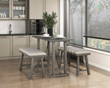 Auburndale Light Gray Counter Height Set by Homelegance at Eve Furniture
