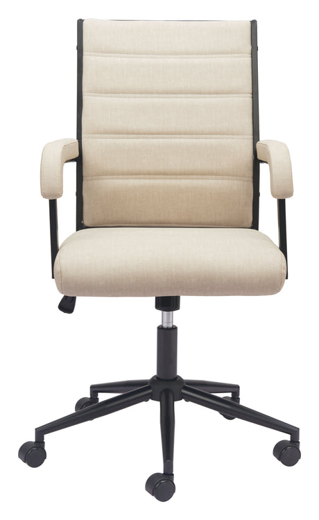 Auction Beige Office Chair by Zuomod at Eve Furniture