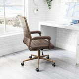 Auction Espresso Office Chair by Zuomod at Eve Furniture