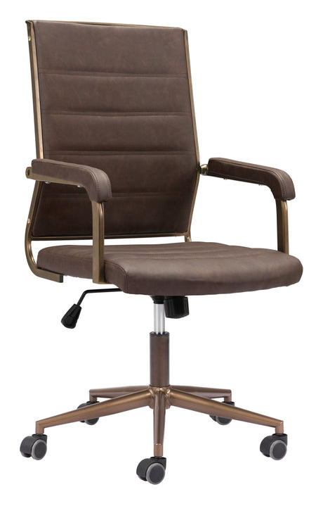 Auction Espresso Office Chair by Zuomod at Eve Furniture