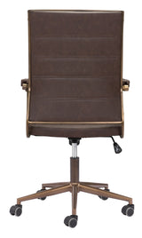 Auction Espresso Office Chair by Zuomod at Eve Furniture