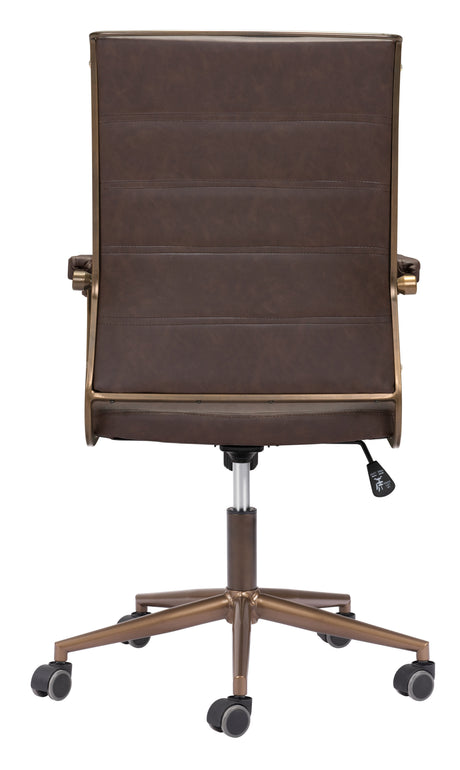 Auction Espresso Office Chair by Zuomod at Eve Furniture