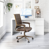 Auction Espresso Office Chair by Zuomod at Eve Furniture