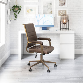 Auction Espresso Office Chair by Zuomod at Eve Furniture