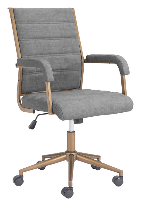Auction Gray Office Chair by Zuomod at Eve Furniture