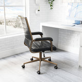 Auction Vintage Black Office Chair by Zuomod at Eve Furniture